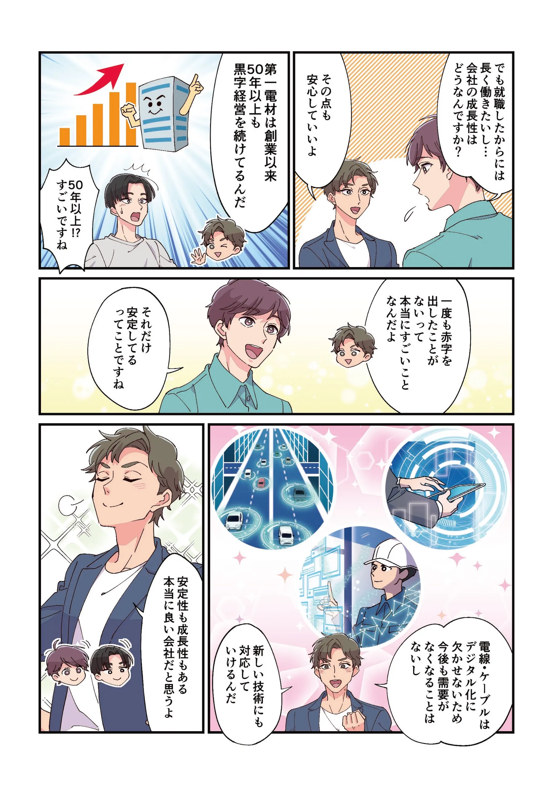 第一電材ってどんな会社？ 電線・ケーブルを取り扱う独立系専門商社の魅力に迫る！ 7ページ目 