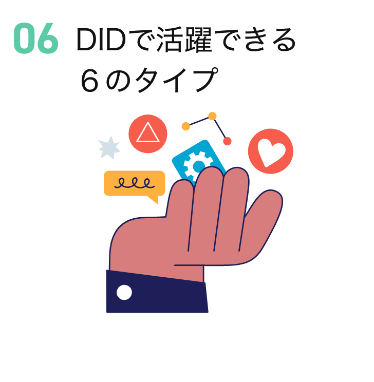 DIDで活躍できる６のタイプ